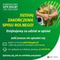 featured image Zakończenie spisu rolnego